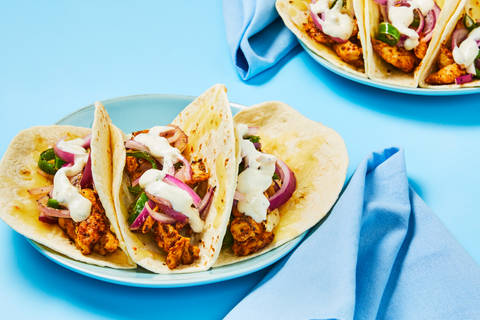 Cheesy Chicken & Pepper Fajitas