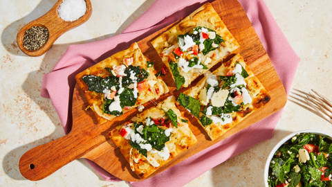 Greek Salad Flatbreads