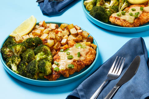Chicken Scaloppine in Lemon Cream Sauce