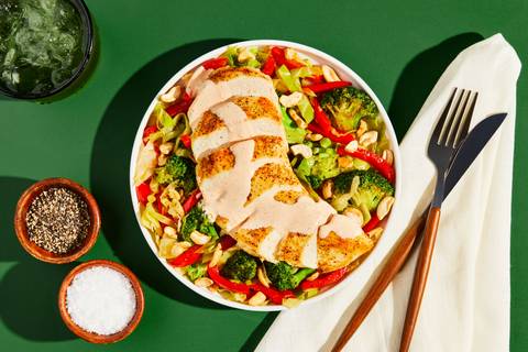 Spicy Tempeh & Veggie Stir Fry