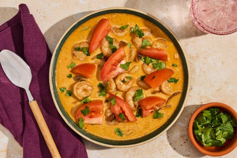Spicy Thai Style Coconut Shrimp Soup