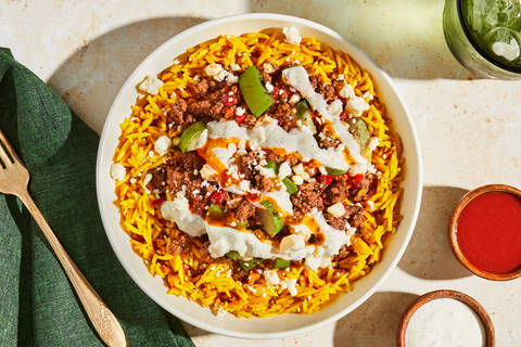 Middle Eastern Style Beef Bowls