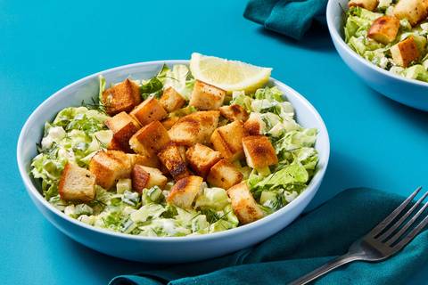 Taverna Salad with Chicken, Feta & Dill