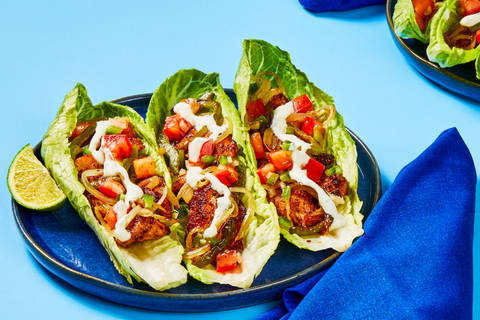 One Pan Southwest Chicken Lettuce Wraps