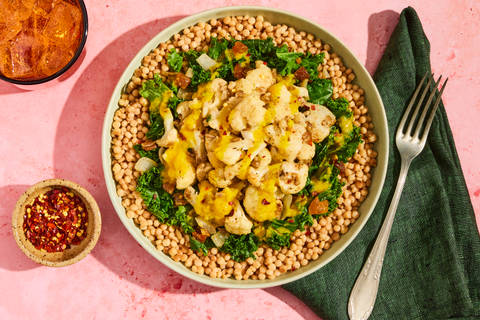 Ginger Turmeric Cauliflower Bowls