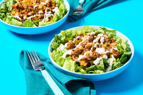 Unstuffed Beefy Bell Pepper Salad