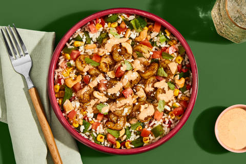 Chipotle Lime Shrimp over Cilantro Rice