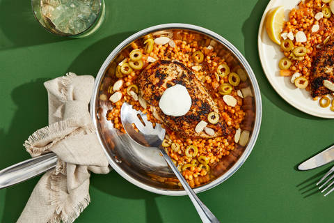 Organic Chicken & Tomato Couscous Skillet
