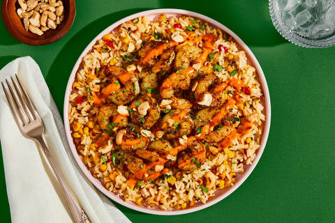Shrimp & Bacon Bowls with Chipotle Lime
