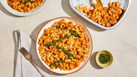 Creamy Tomato & Porcini Pasta Bake
