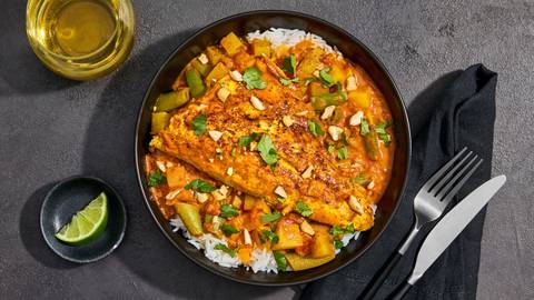 Chilean Sea Bass Curry & Basmati Rice
