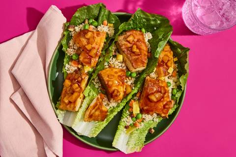 Sweet And Sour Tilapia Lettuce Wraps