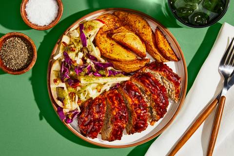 Hearty Homestyle BBQ Pork Meatloaves