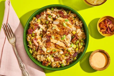 Bavette Steak & Bacon Fried Rice