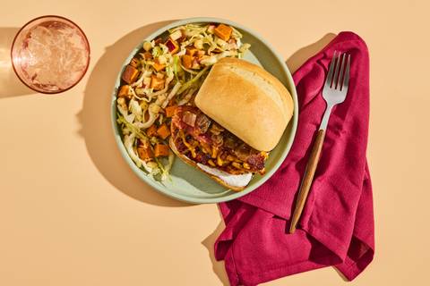 Organic BBQ Chicken & Bacon Sandwiches