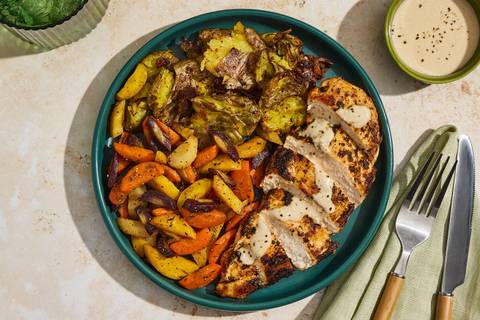 Chicken & Bacon with Truffle Potatoes