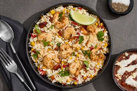 Baja Shrimp & Spicy Black Bean Soup