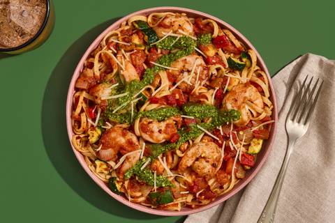 Shrimp Fra Diavolo with Bacon & Linguine