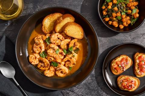 Spanish Style Tapas with Garlic Wild Gulf Shrimp