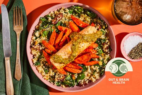 Tempeh Bulgur & Turmeric Carrot Bowls