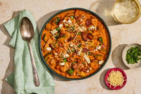 Tuscan Organic Chicken Soup with Bacon