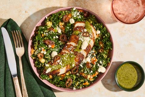 Moroccan Chicken & Kale Quinoa Bowls