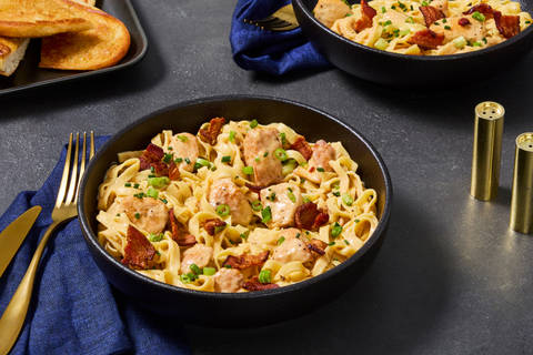 Creamy Chicken & Bacon Fettuccine