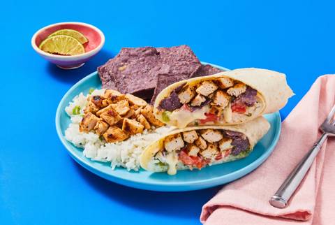 Chicken & Queso Nacho Crunch Burritos