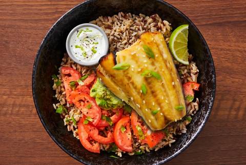 Zesty Cod & Guacamole Grain Bowls