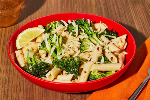 Chicken & Creamy Penne Al Limone with Broccoli