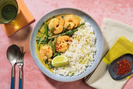 Thai Green Style Prawn and Green Bean Curry Recipe HelloFresh