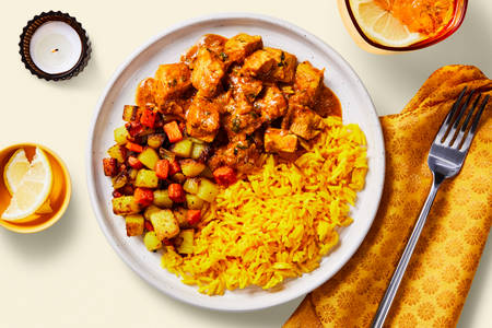 Creamy Tomato-Garlic Chicken Curry Recipe HelloFresh