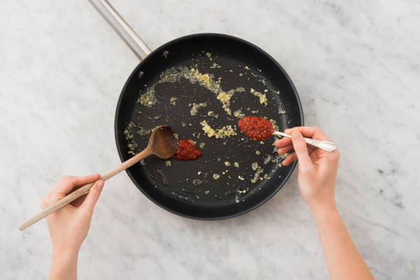 Cuire les condiments