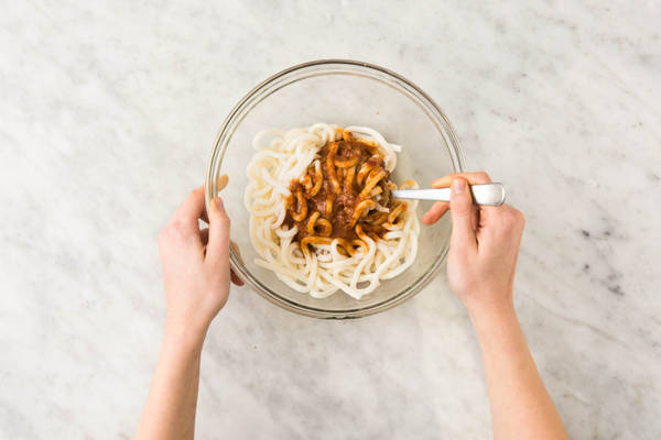 Préparer les nouilles