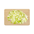 shredded white cabbage