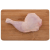Cuisse de poulet avec peau et os