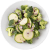 Groentemix van kastanjechampignons, prei, broccoli en courgette