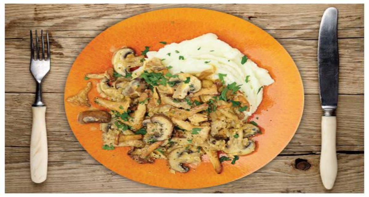 Drei-Pilz-Stroganoff in feiner Crème fraiche-Soße Rezept | HelloFresh