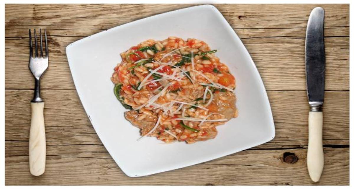 Italian Sausage and Tomato Risotto Recipe HelloFresh