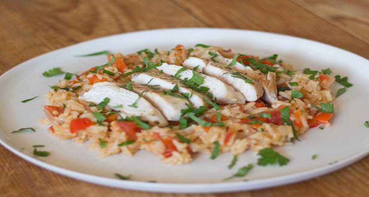Grilled Chicken with Spanish Rice Recipe HelloFresh