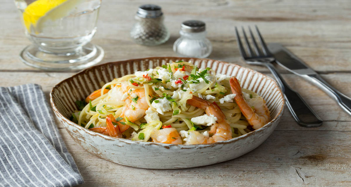 Lemon, Chilli & Prawn Linguine Recipe HelloFresh
