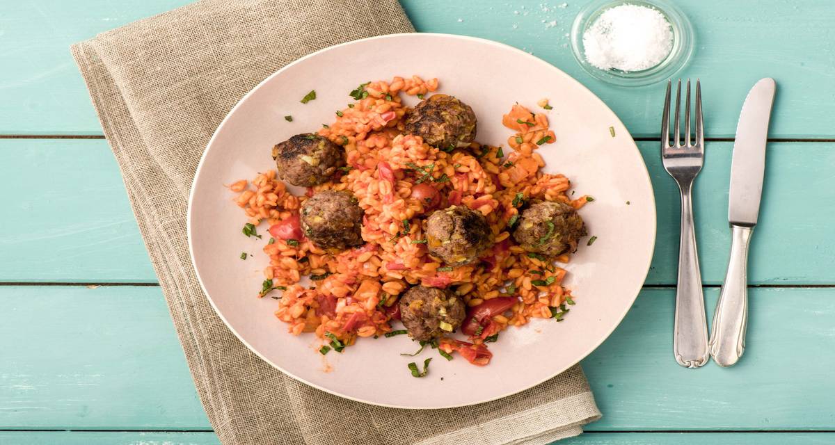 Minty Lamb and Apricot Meatballs Recipe HelloFresh