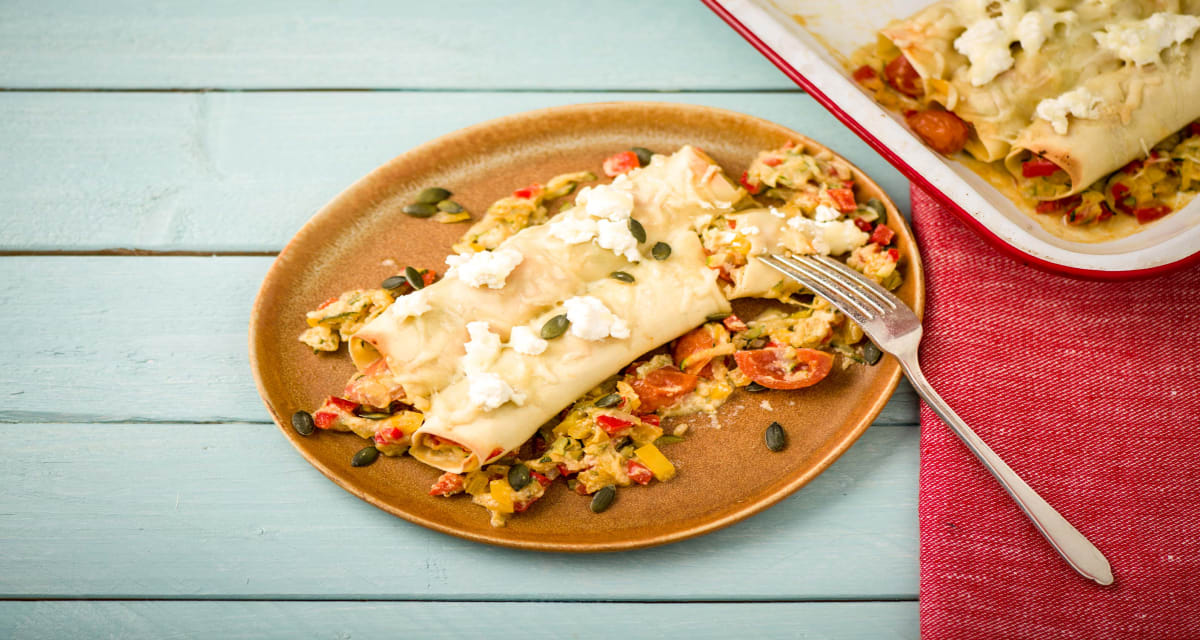 Klassisch italienisch: Gefüllte Gemüse-Cannelloni Rezept | HelloFresh