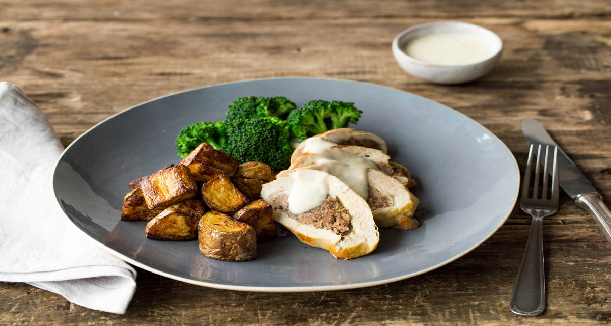 Herby Pork Stuffed Chicken Breast Recipe HelloFresh