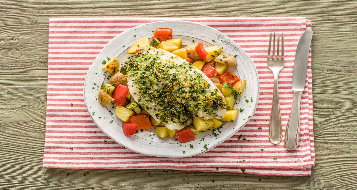 Gremolata Crusted Tilapia Recipe HelloFresh