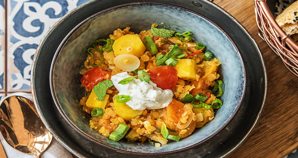 Marokkanische LinsenTajine Rezept HelloFresh