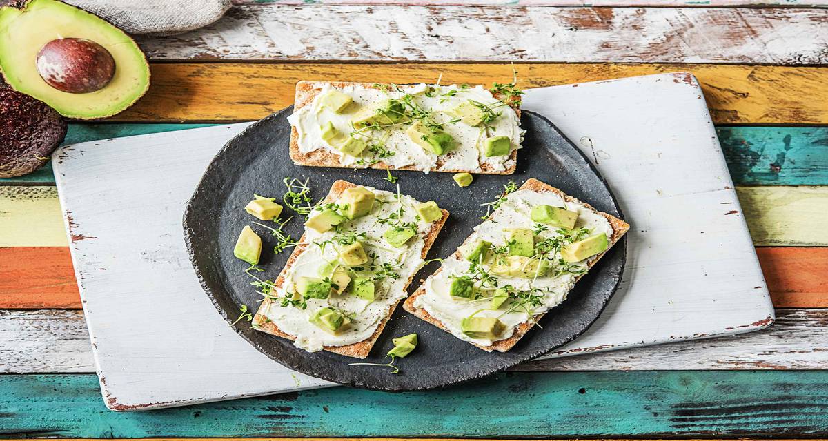 Crackers au chèvre frais