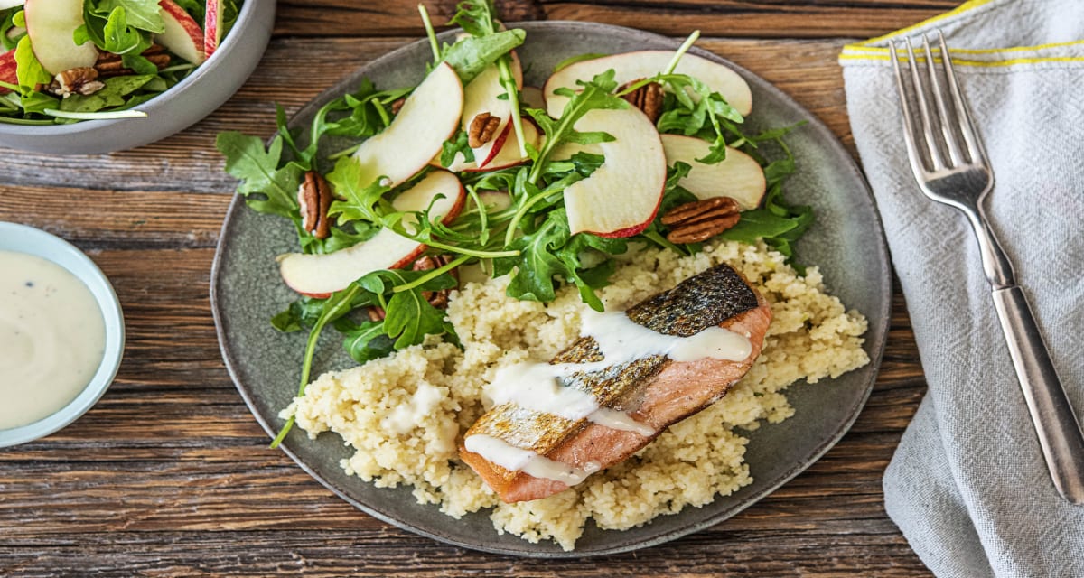 TurkishSpiced Salmon over Couscous Recipe HelloFresh