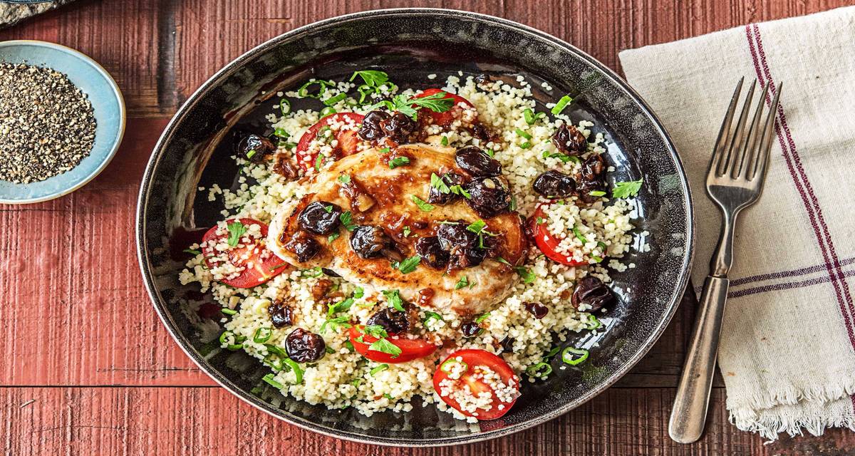 w19-r3 Cherry-Drizzled Pork Chops Recipe | HelloFresh