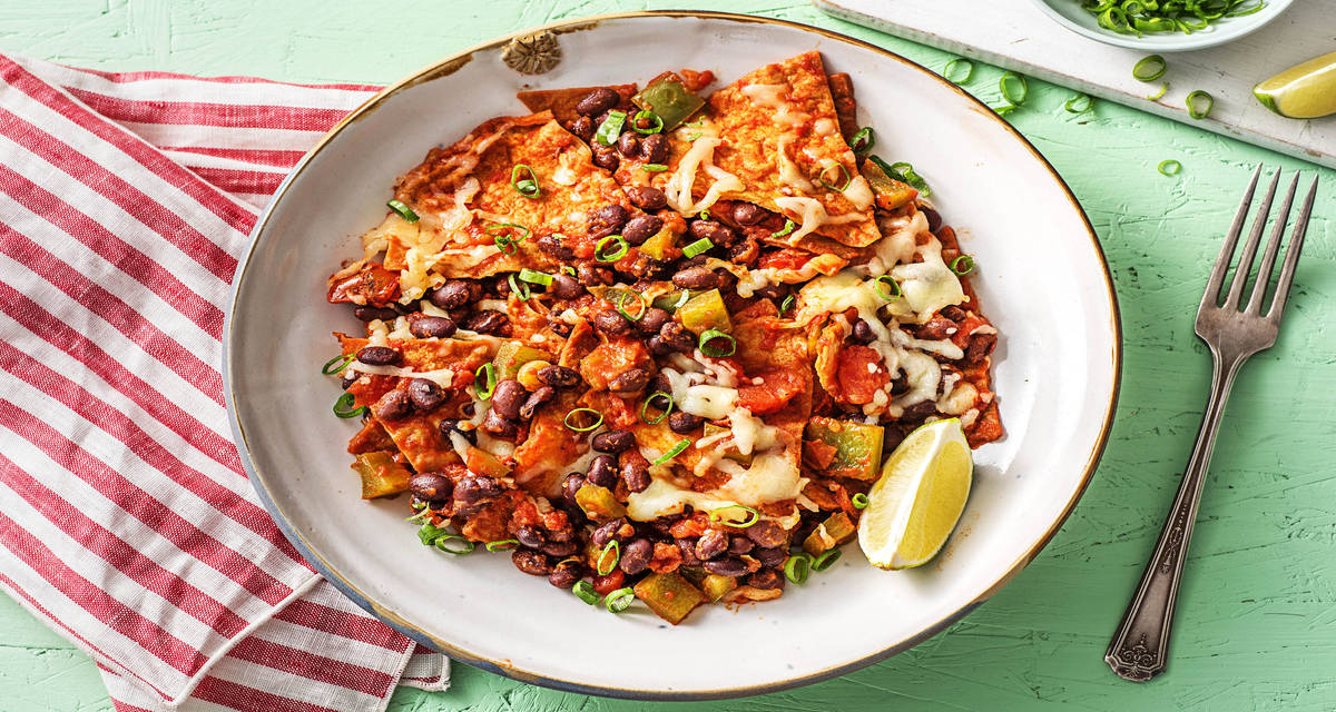 Chilaquiles with Black Beans Recipe HelloFresh